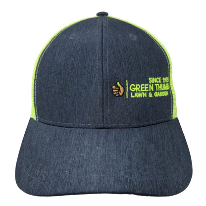 Since 1975 Green Thumb Lawn & Garden Trucker Hat Multicolor One Size Mesh Back