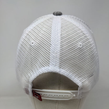 Georgia Bulldogs Snapback Mesh Back Hat Gray White Embroidered Logo NCAA