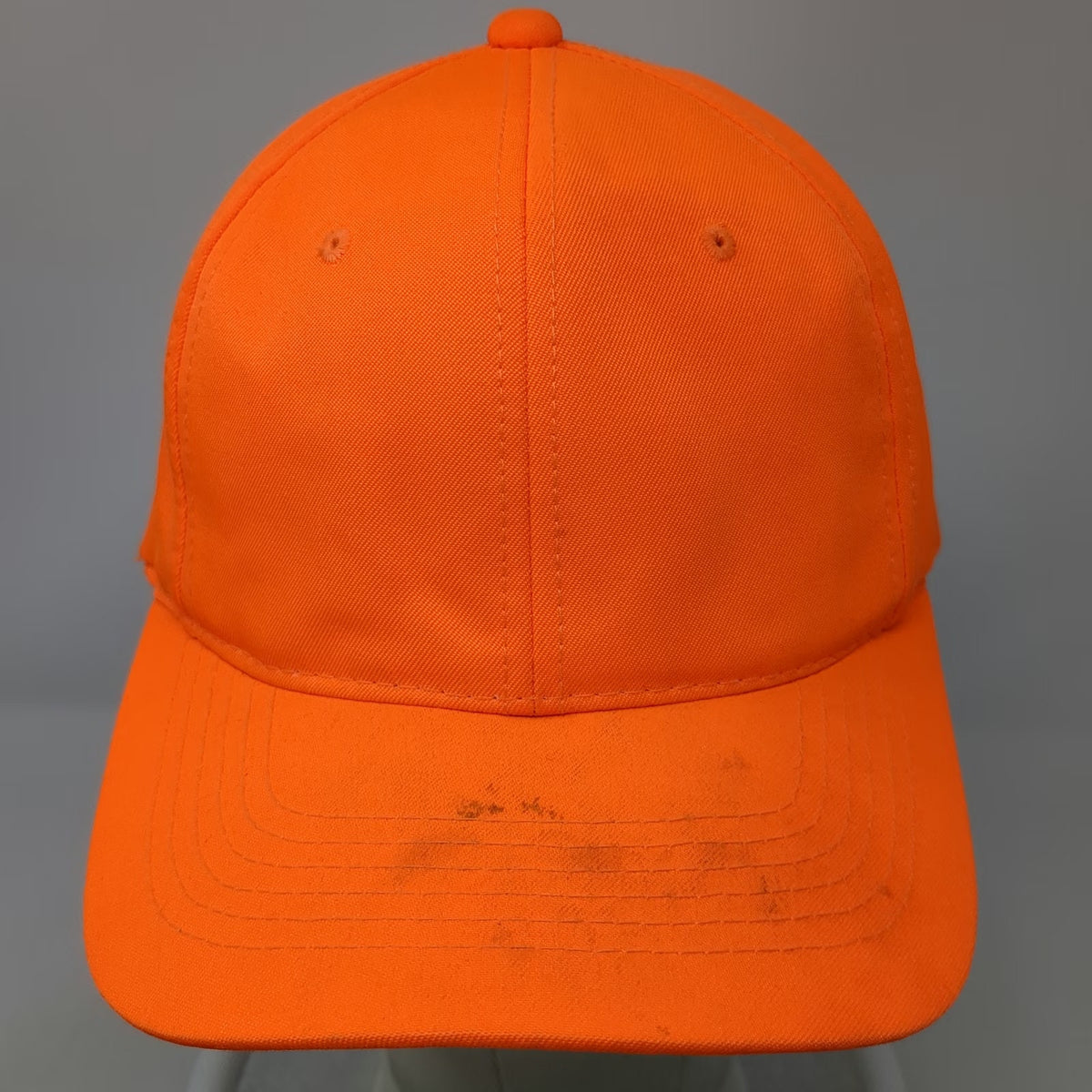 Outdoor Cap Snapback Orange OSFM Green Underbrim Blank Structured 6 Panel Hat