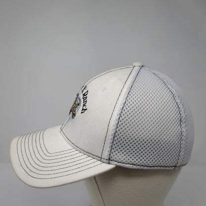 Horseshoe K Ranch Fitted Hat White S-M Embroidered New Era 39Thirty