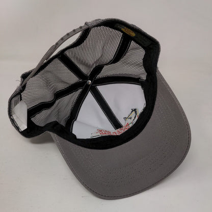World Wide Sportsman Fishing Snapback Mesh Back Trucker Hat Gray Youth