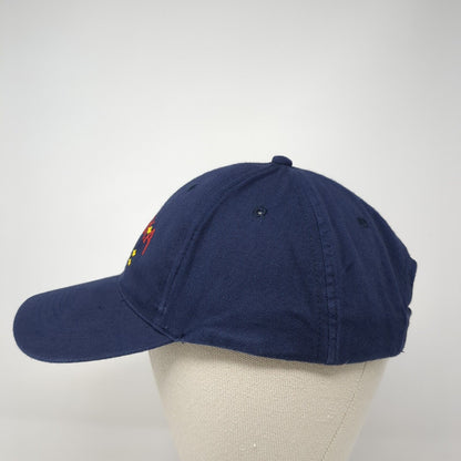 Alaska Strapback Hat Blue OS Adjustable Embroidered Patriotic Arctic Circle