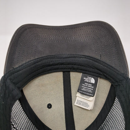 The North Face Bear Snapback Trucker Hat Brown One Size Mesh Back