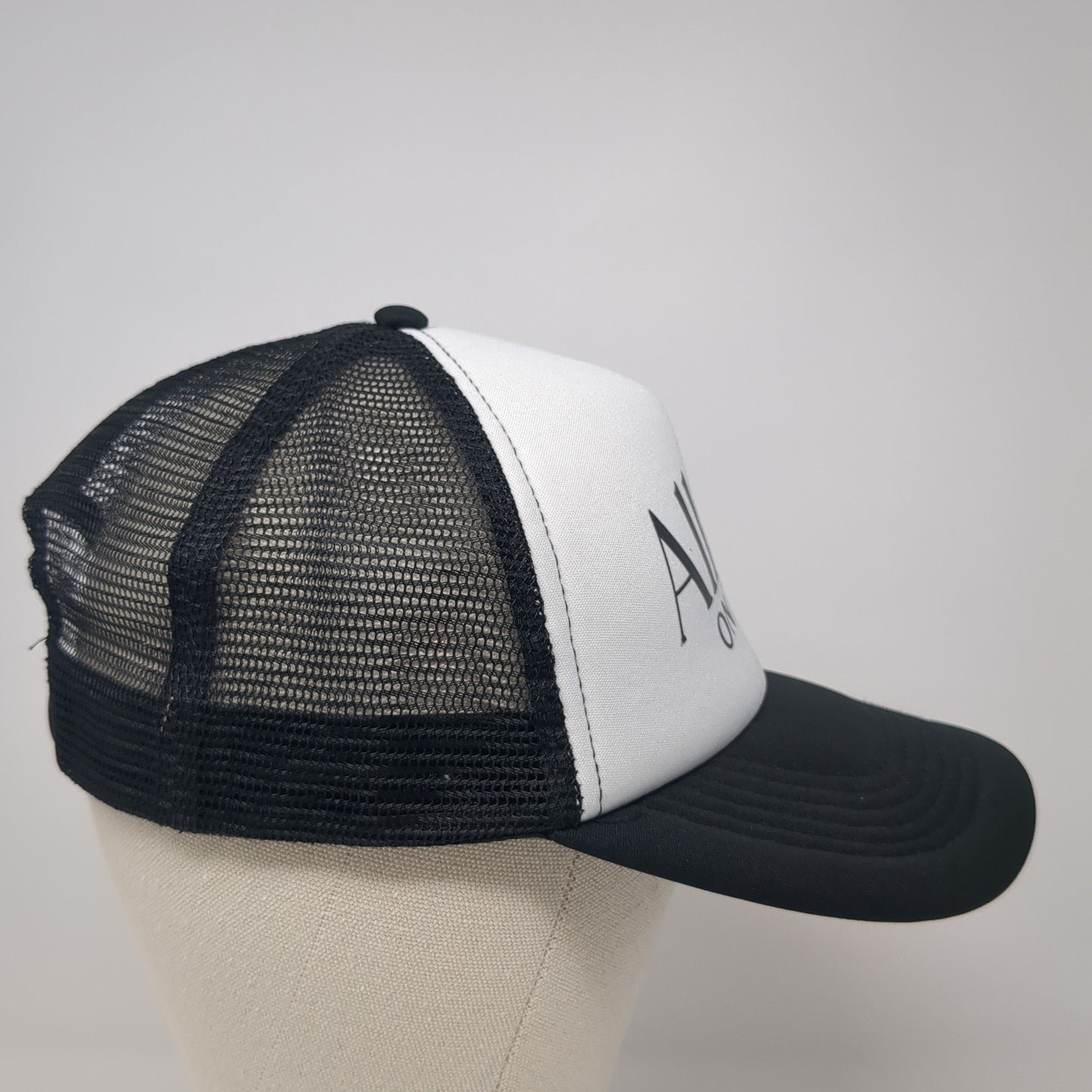 Allure On Tour Snapback Trucker Hat Black One Size Mesh Back Colorblock