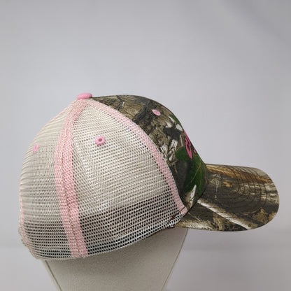 Camo Girl Snapback Trucker Hat Multicolor OS Adjustable Mesh Back Embroidered