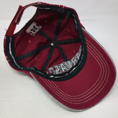 Robin Ruth Harvard University Baseball Cap Red One Size Gray Brim Strapback Hat