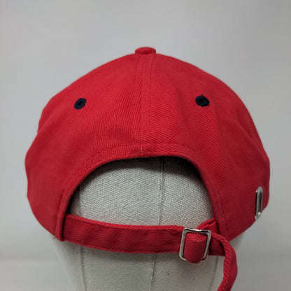 Zachry Slideback Hat Red One Size Adjustable Embroidered Vent Holes