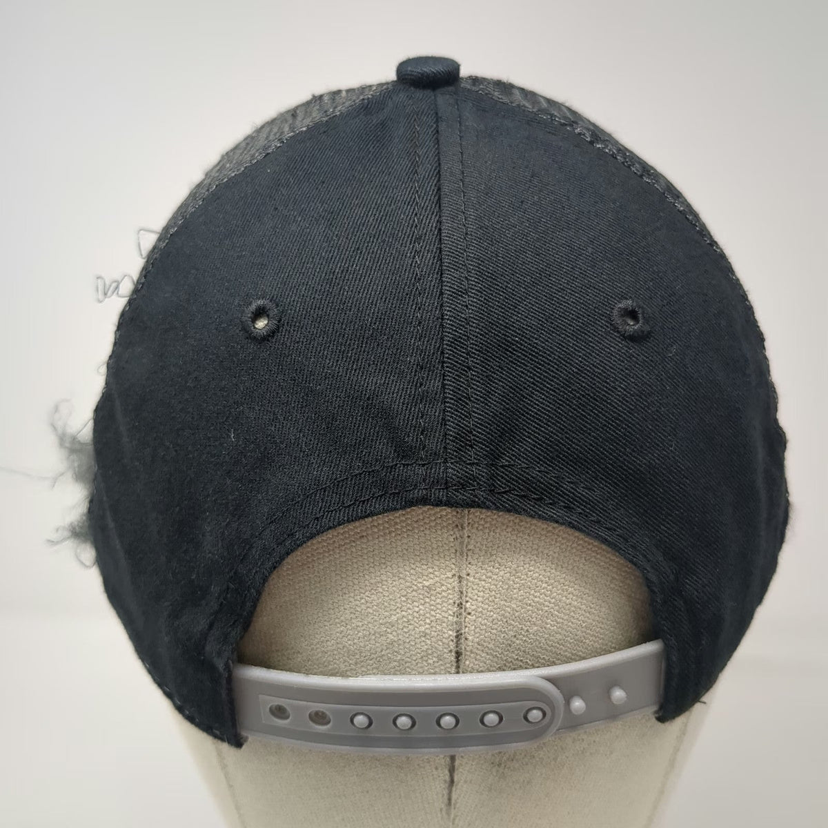 Drew Pearson Trucker Hat Gray Black One Size Daytona International Speedway Mesh