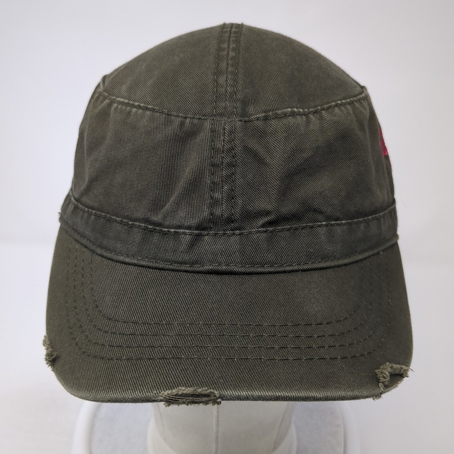 The Lucky Ones Cadet Army Cap Brown One Size Adjustable Distressed Otto