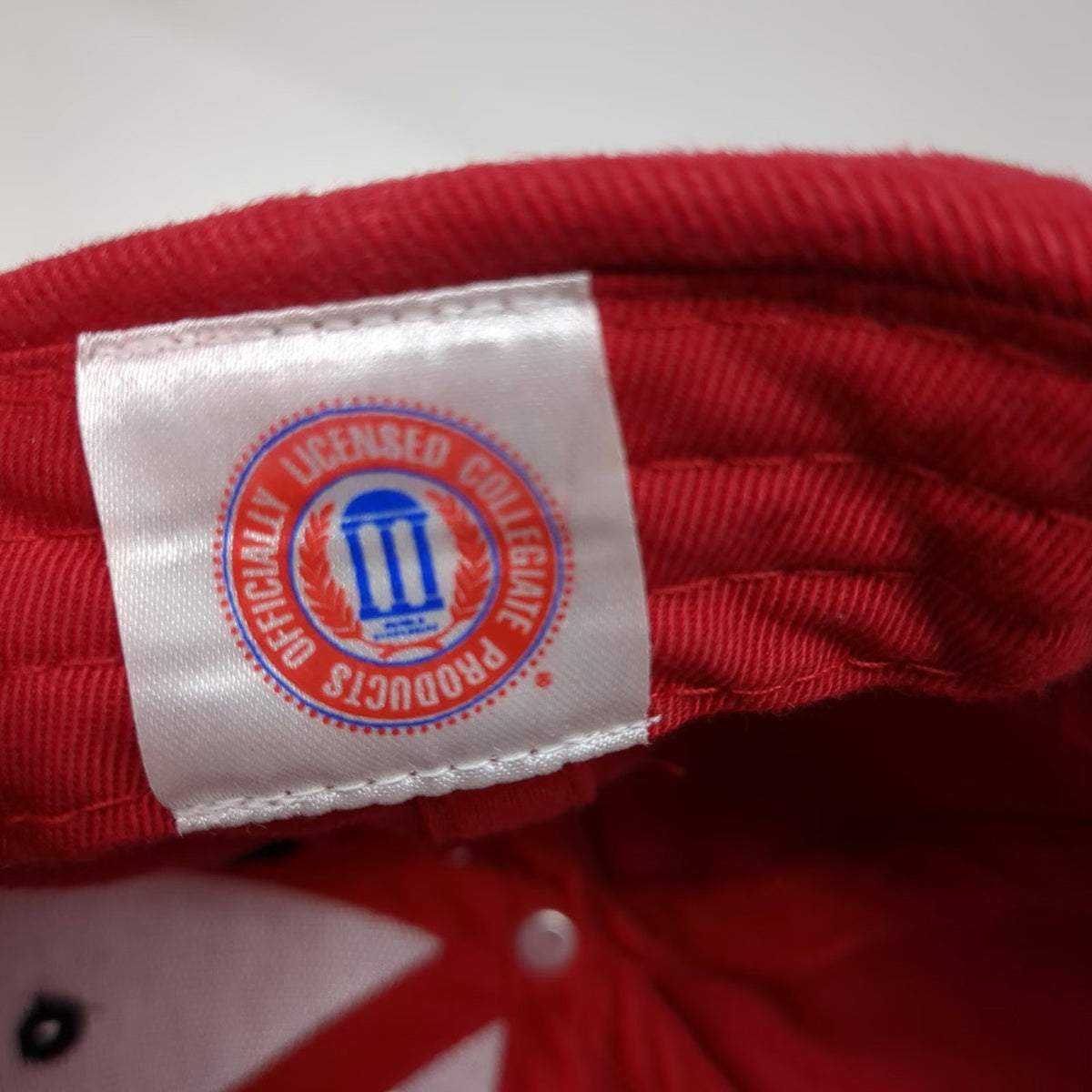 Signatures Nebraska Cornhuskers NCAA Hat Red Black White One Size Strapback Logo