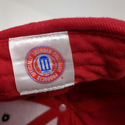Signatures Nebraska Cornhuskers NCAA Hat Red Black White One Size Strapback Logo