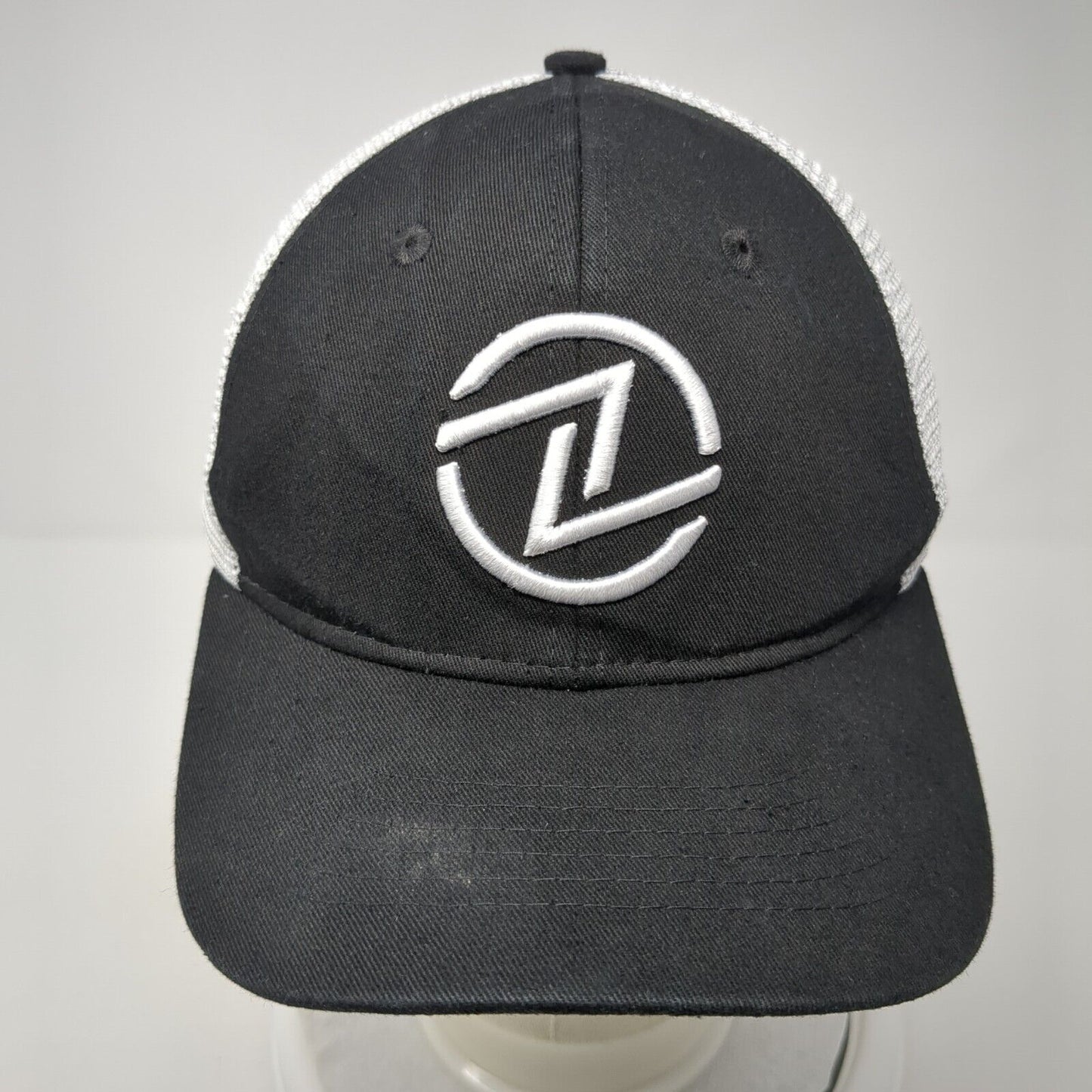 Circle Z Ag & Irrigation Strapback Trucker Hat Black One Size Mesh Back