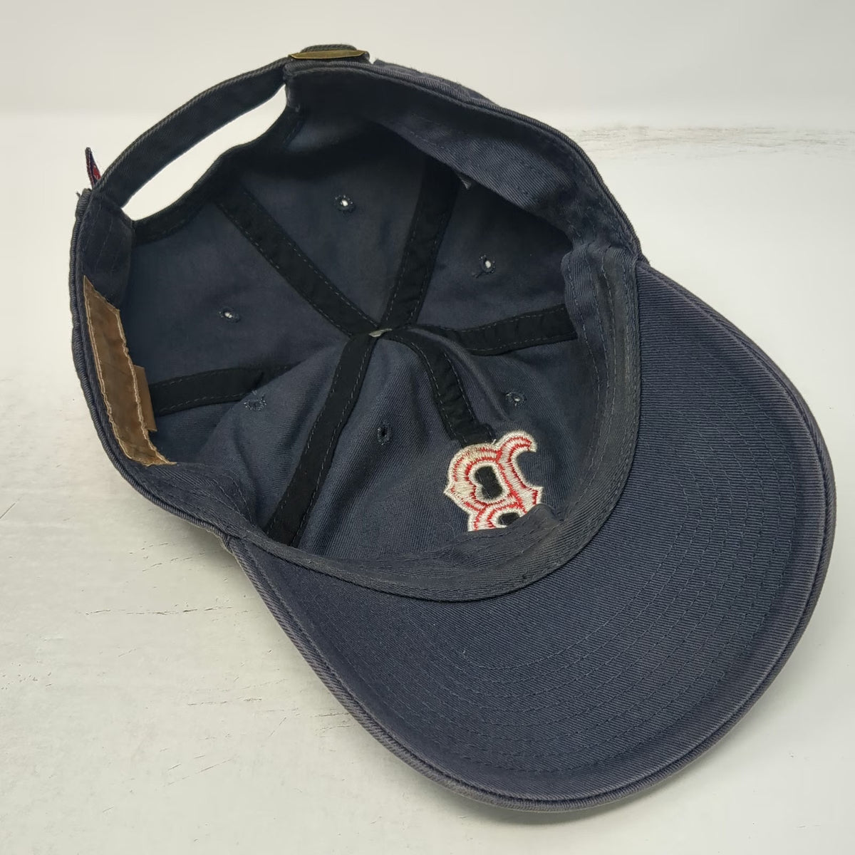 Boston Red Sox MLB Genuine Merchandise Baseball Cap Blue One Size Slideback Hat