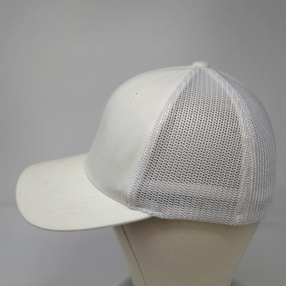 Yupoong Atlantic Home Loans Baseball Cap White Blue Orange One Size Mesh Hat