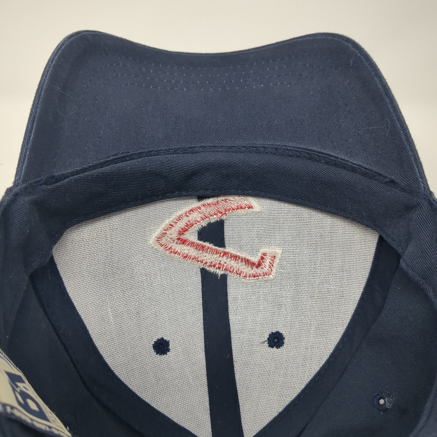 Plaza Tire Strapback Baseball Cap Blue One Size Adjustable Embroidered 6 Panel