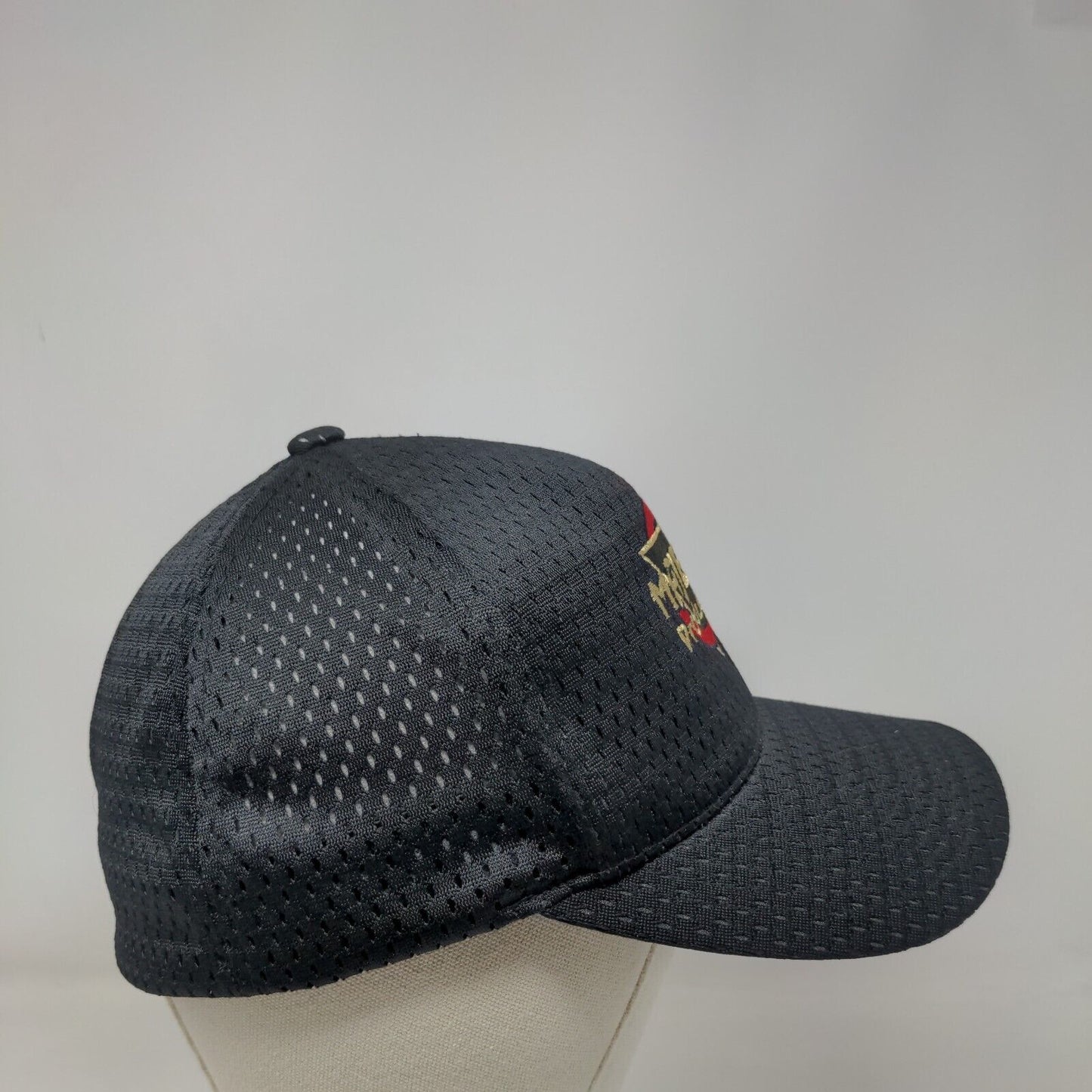 Majestic Productions Mesh Back Fitted Hat Black One Size Flexfit