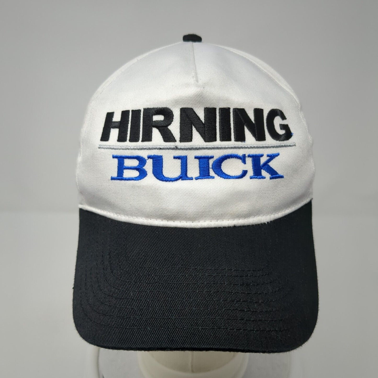 Hirning Buick Snapback Hat White One Size Adjustable Colorblock Otto