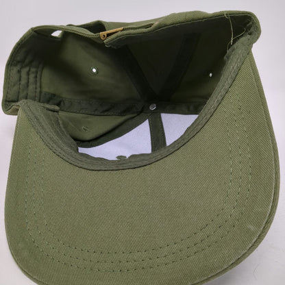 Maverik Mountain Waves Patch Green Baseball Cap One Size Slideback Cotton Hat