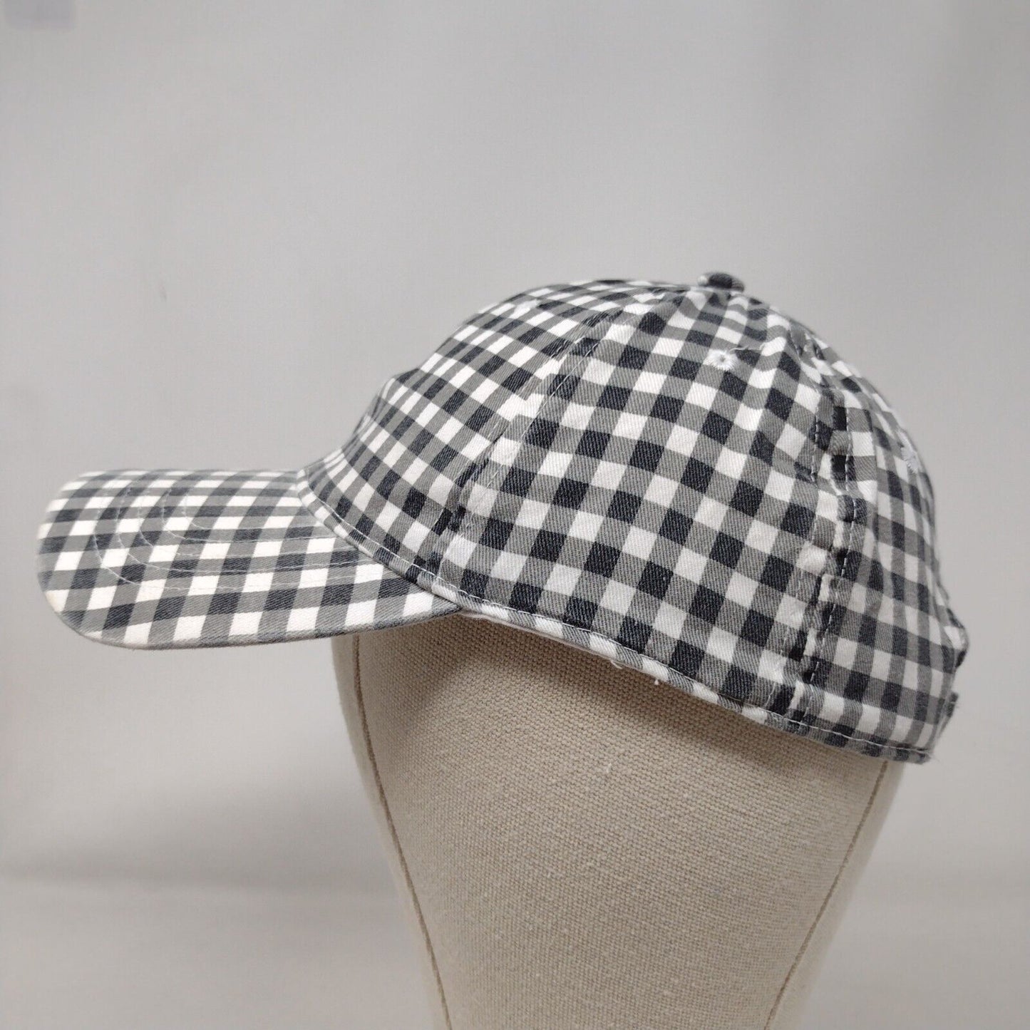 Unbranded Strapback Hat Multi OSFM Check Plaid Gingham Adjustable