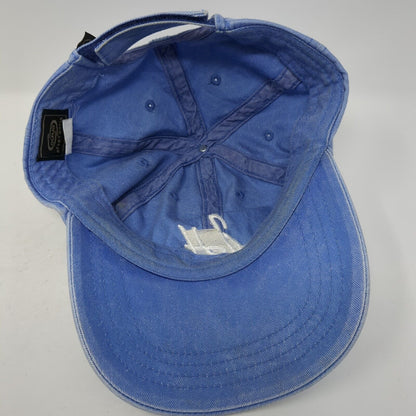 Jackson Hole Strapback Hat Blue One Size Adjustable Embroidered Ouray
