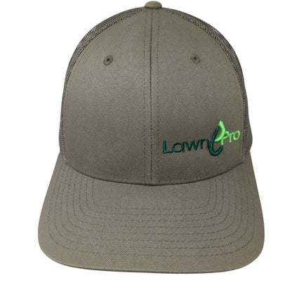 Lawn Pro Snapback Trucker Hat Green M/L Adjustable Mesh Back Richardson