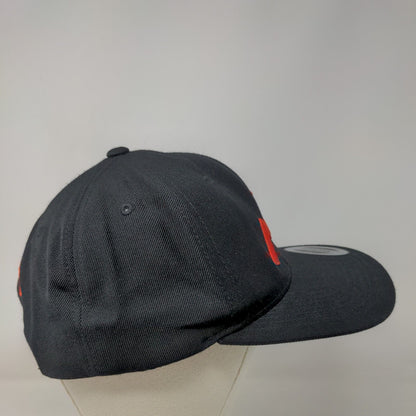 Buzz Feed Snapback Hat Black One Size Embroidered The Classics Yupoong