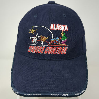 CH Sport Alaska Cruise Control Dog Sled Blue One Size Baseball Cap Hat Cotton