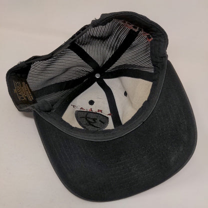 Ariat Snapback Mesh Back Trucker Hat Gray One Size Embroidered 6 Panel