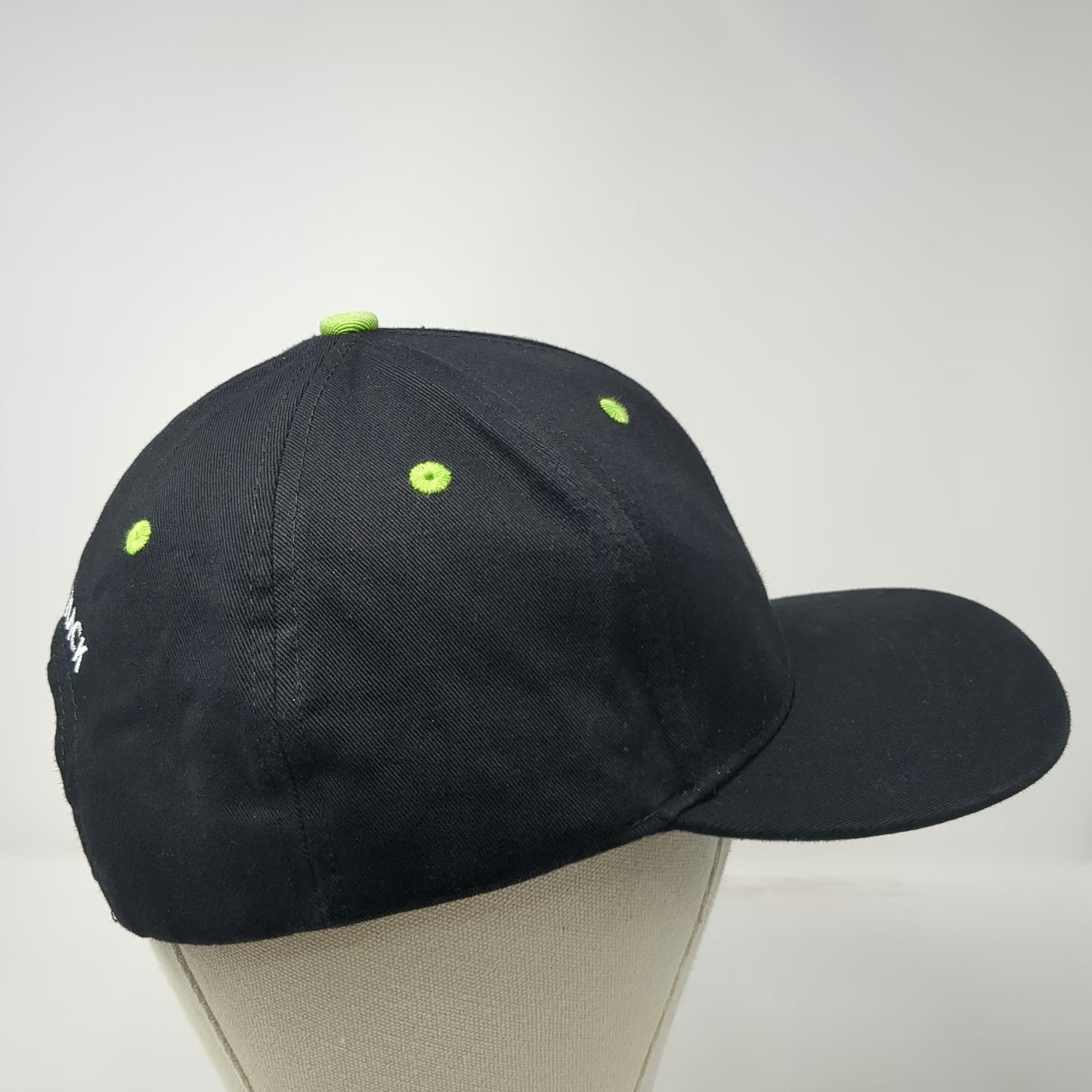 Shake Shack Snapback Black One Size Green Burger Logo Under Brim Patterned Hat