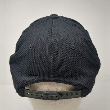Black Clover Snapback Hat Black One Size Adjustable Flexfit 110 Yupoong