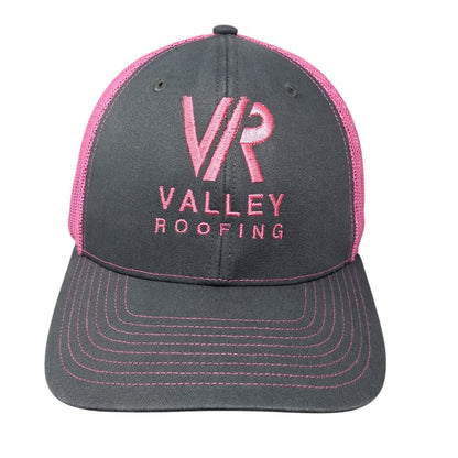 VR Valley Roofing Snapback Trucker Hat Multi OSFA Mesh Back Embroidered