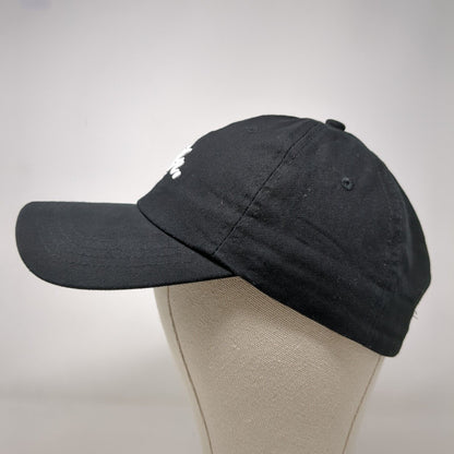 Mr. Slideback Hat Black OSFA Adjustable Embroidered Vented Holes Cotton