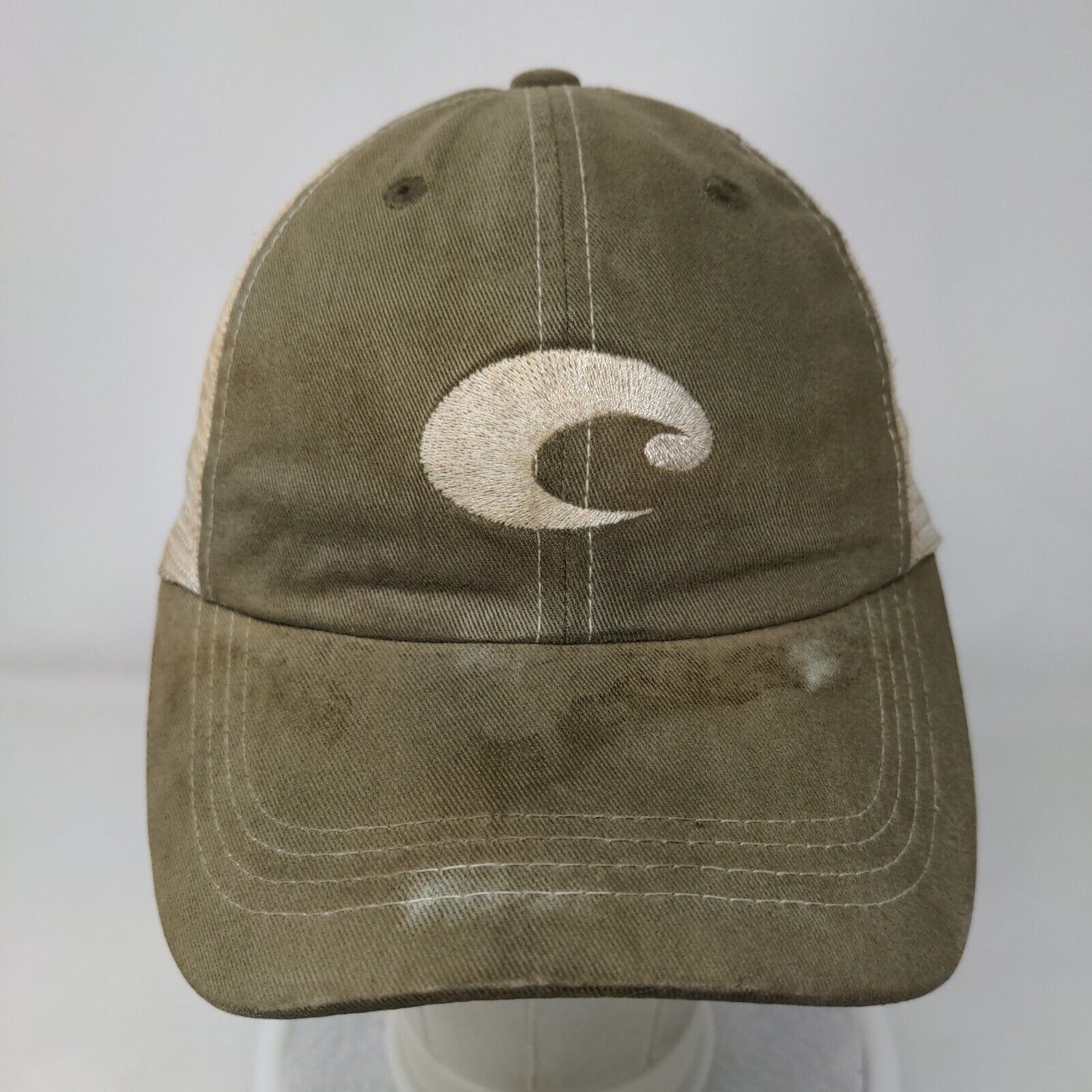 Costa Del Mar Strapback Mesh Back Trucker Hat Multi One Size Embroidered