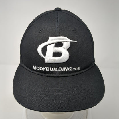 Bodybuilding.com Snapback Hat Black One Size Adjustable Authentic Wicked Wear