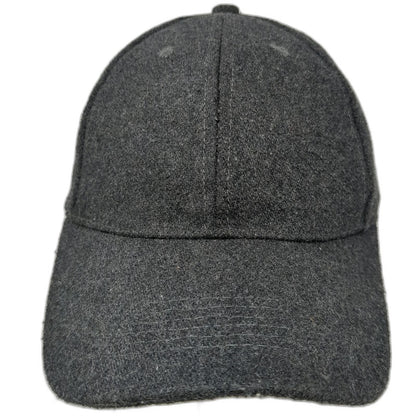 Forever 21 Baseball Cap Gray One Size Strapback Textured Plain Solid Blank Hat