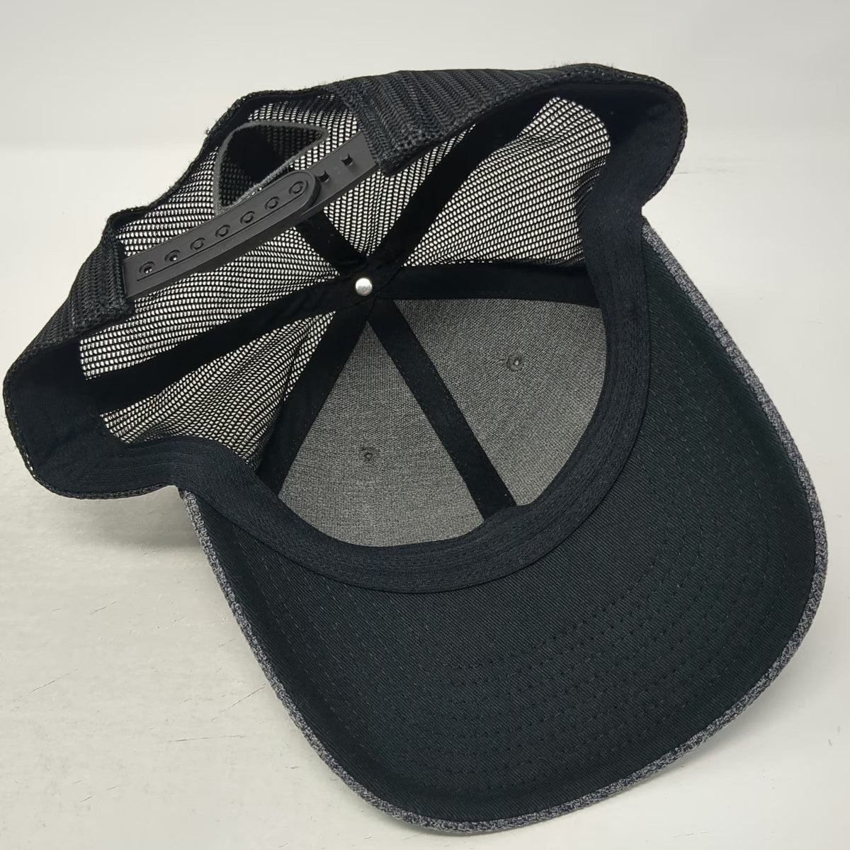 Columbia Trucker Hat Gray One Size Fish American Flag PFG Mesh Snapback Fishing