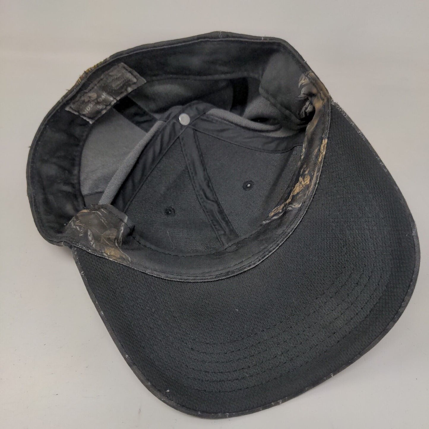 Mossy Oak Fitted Hat Camouflage Size S/M Vented Holes 6 Panel Outdoor Cap