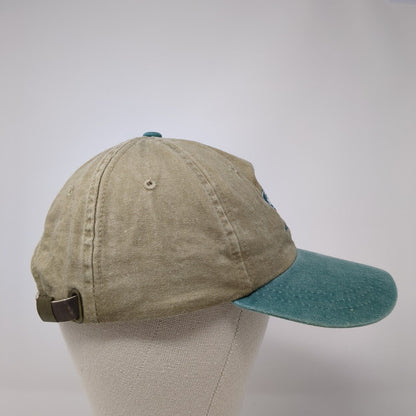 Lazlo's Brewery & Grill Slideback Hat Multi One Size Leather Strap Adams