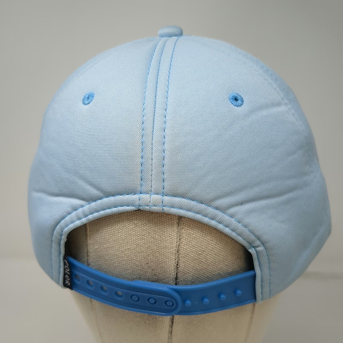 Poler 5 Panel Blue One Size Hat Camp Vibes Orange Script Snapback Cap Outdoor