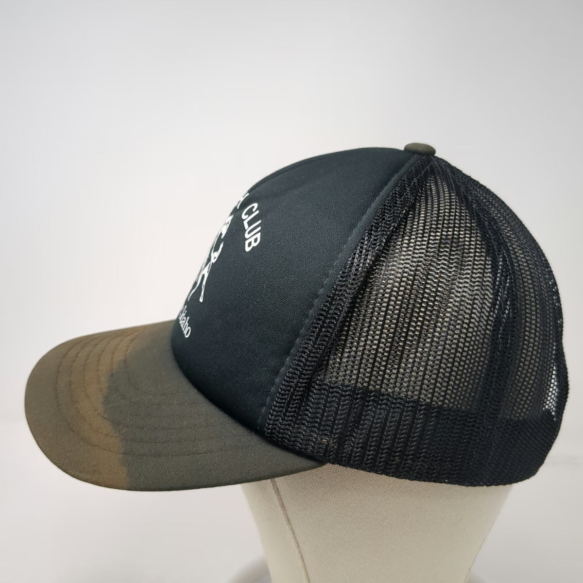 Yupoong Trucker Hat Black One Size Ranch Club Boise Idaho Horse Mesh Snapback