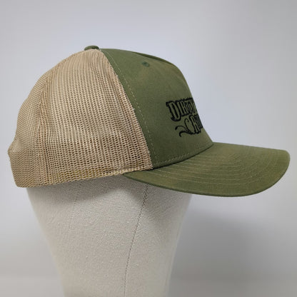 Richardson Trucker Hat Green One Size Dirty Little Roddys Mesh Back Snapback