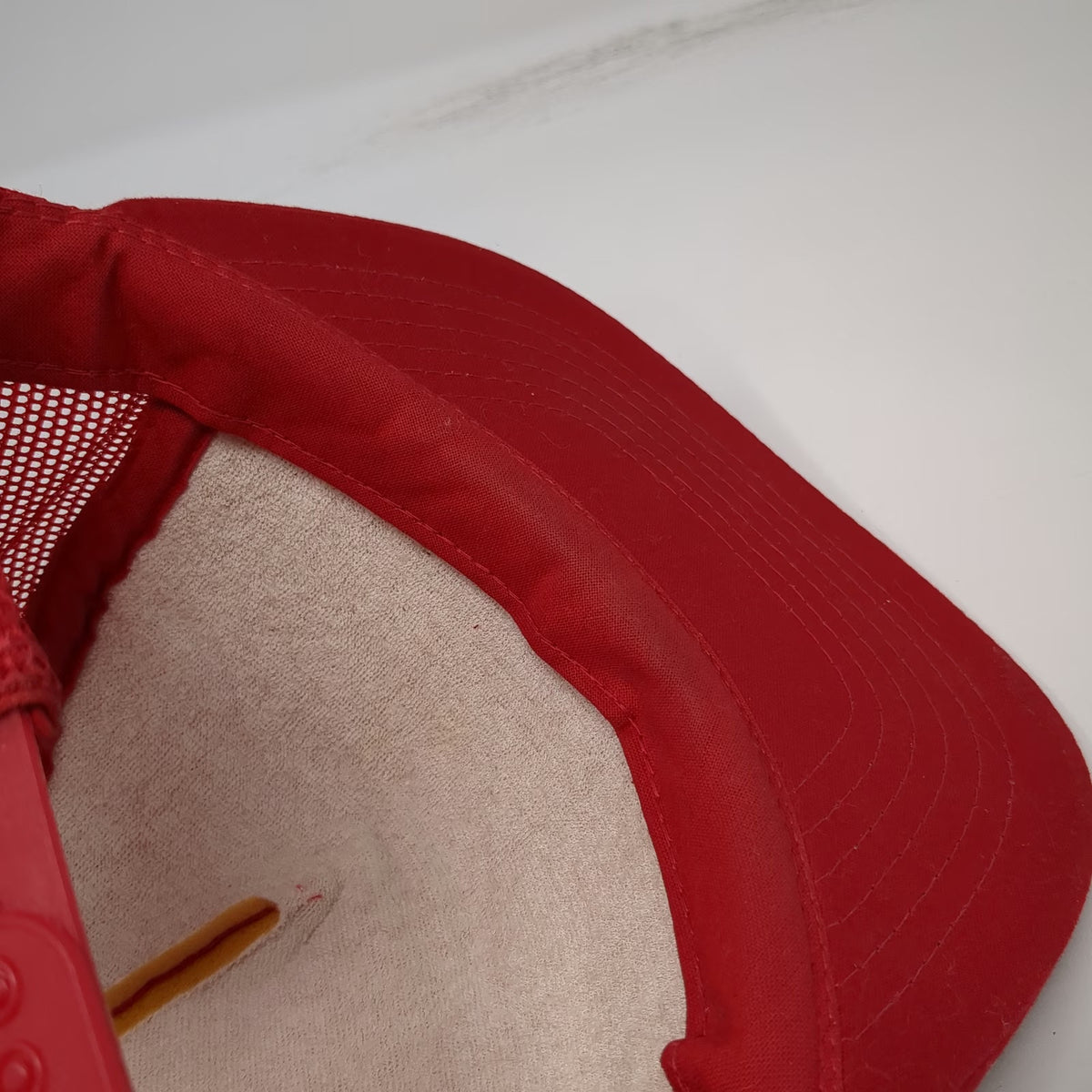 Raven Screens Trucker Hat Red Alaska Hell Freezes Over Graphic Snapback Vintage