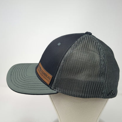 Pacific Headwear Baseball Cap Gray XL Standlee Field Service Mesh Stretch Hat