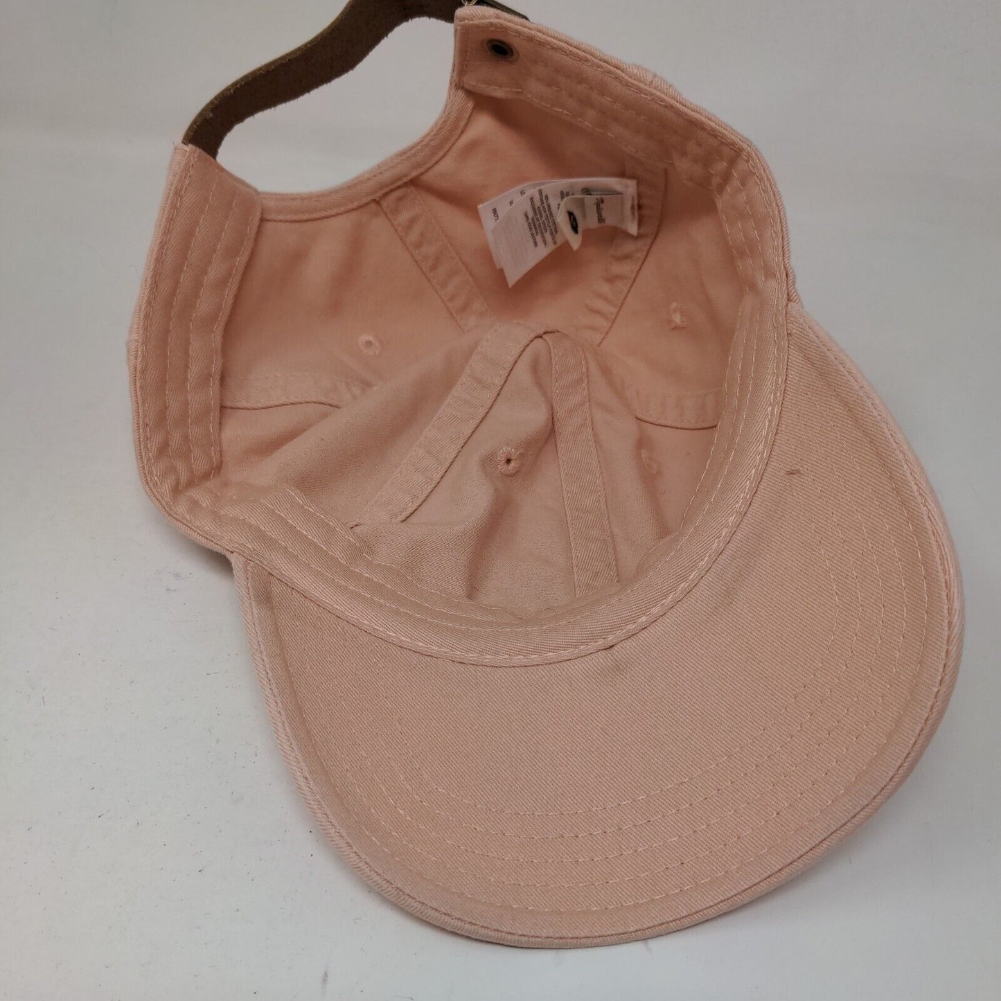 Madewell Slideback Hat Pink One Size Adjustable Embroidered 6 Panel