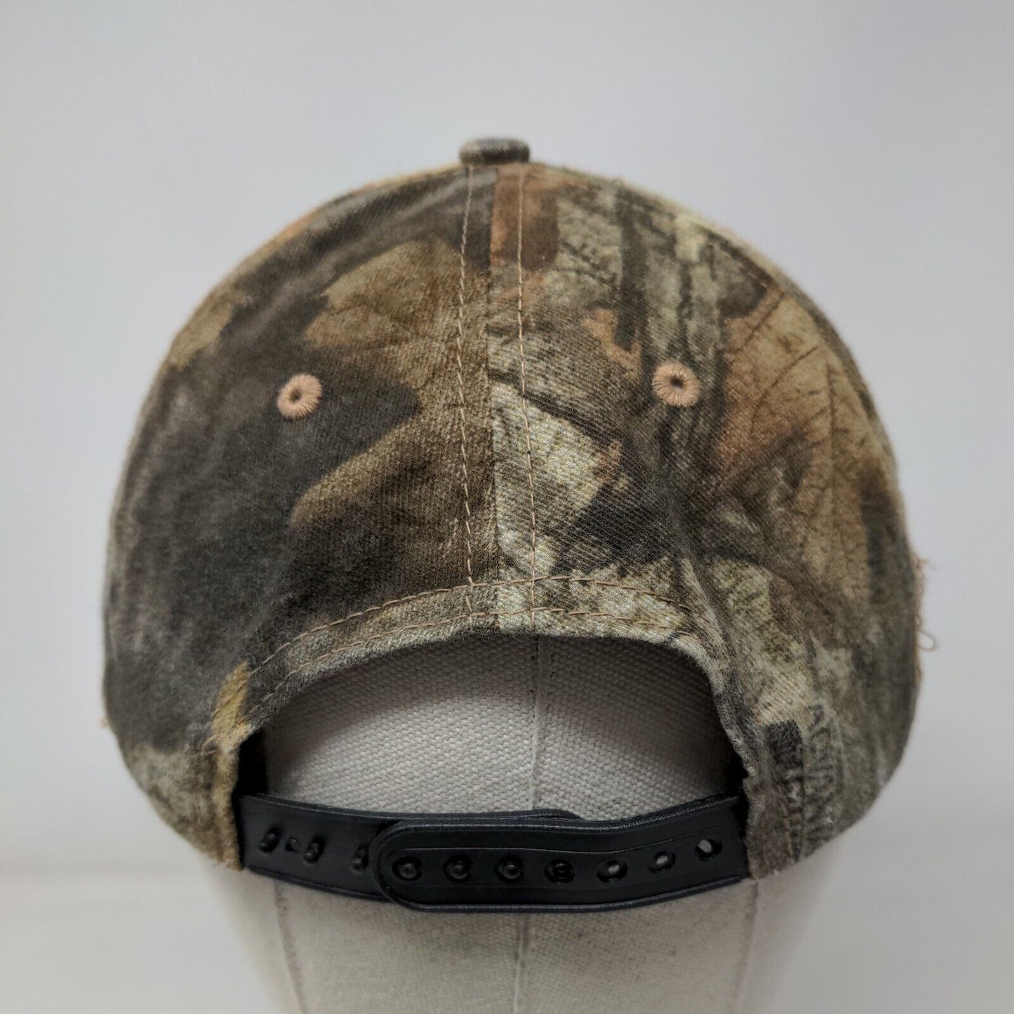 Hustler Turf Equipment Snapback Hat Camo One Size Embroidered Daystone