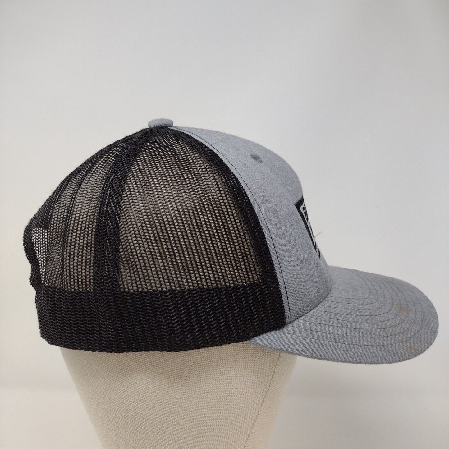 Brouwer Kesmac Snapback Mesh Back Trucker Hat Gray OSFA Yupoong