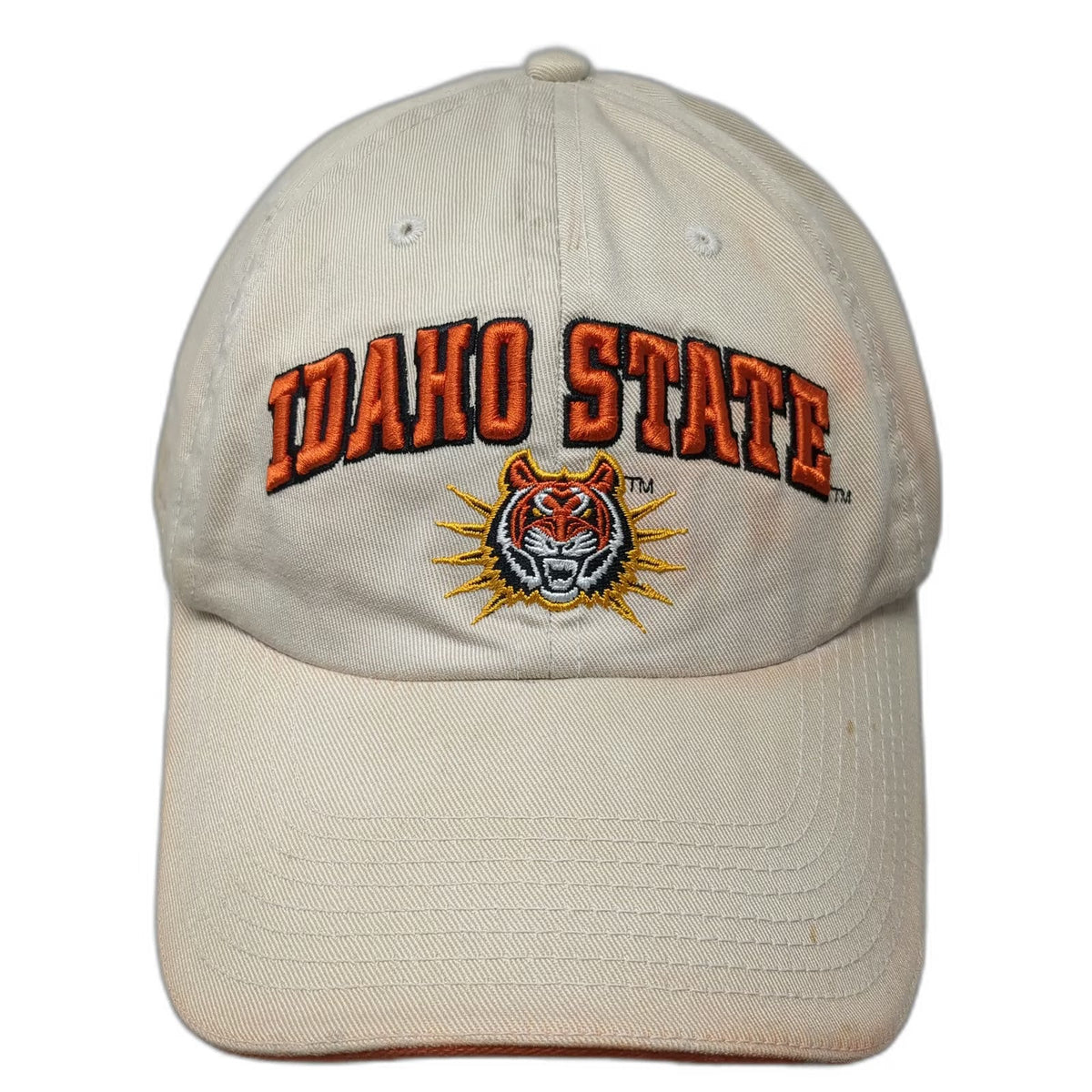 The Game Idaho State Bengals NCAA Beige One Size Hat Bengal Backer Embroidered