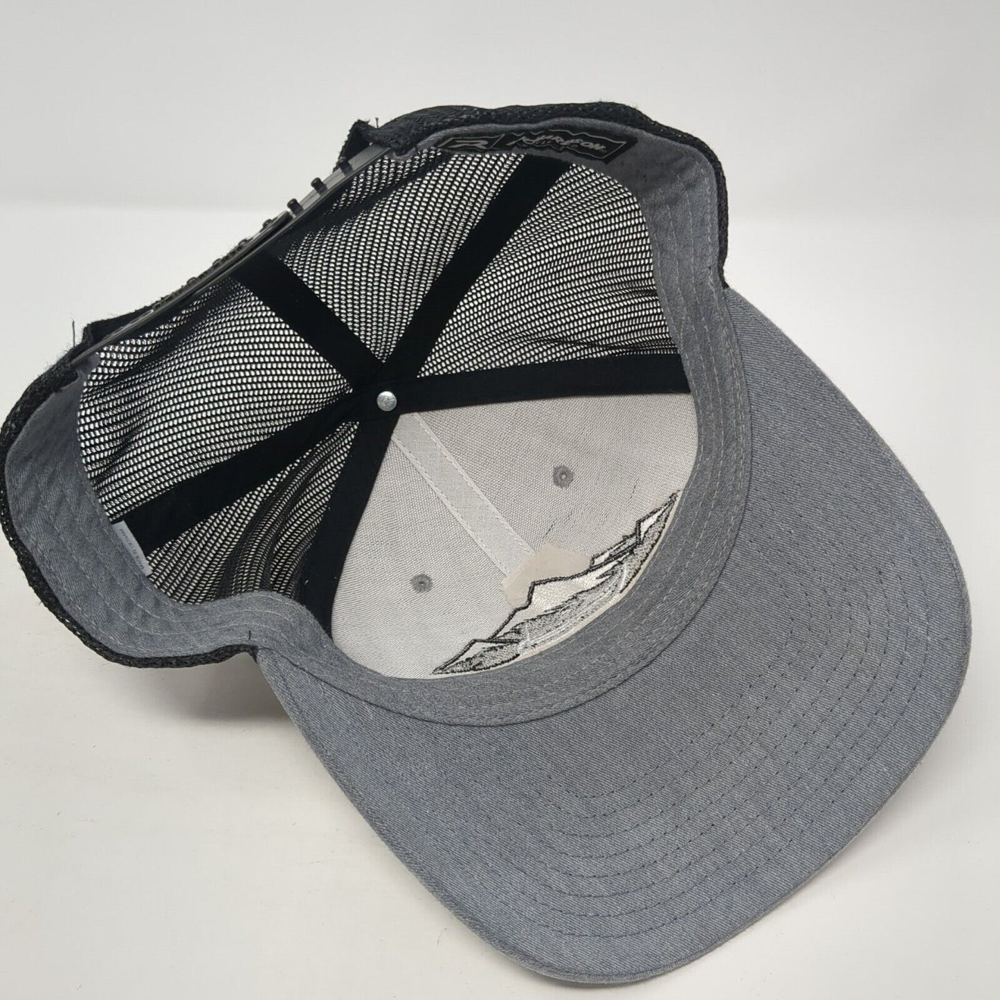 Rocky Mountain Jet Snapback Trucker Hat Gray One Size Mesh Back 6 Panel