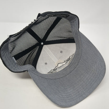 Rocky Mountain Jet Snapback Trucker Hat Gray One Size Mesh Back 6 Panel