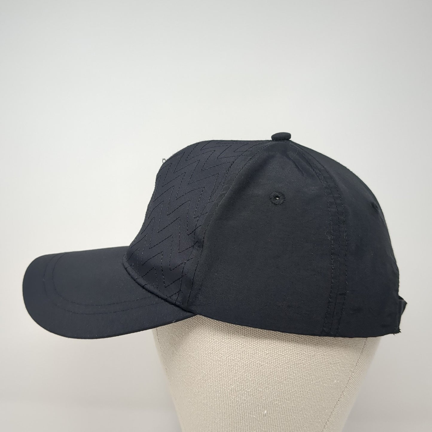 Slazenger Golf Strapback Hat Black One Size Adjustable 6 Panel Blank